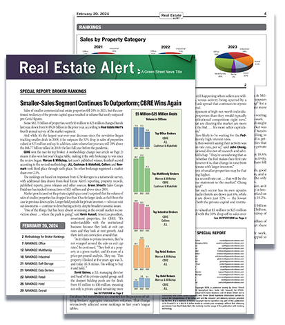 Real Estate Alert: Broker Rankings Special Supplement